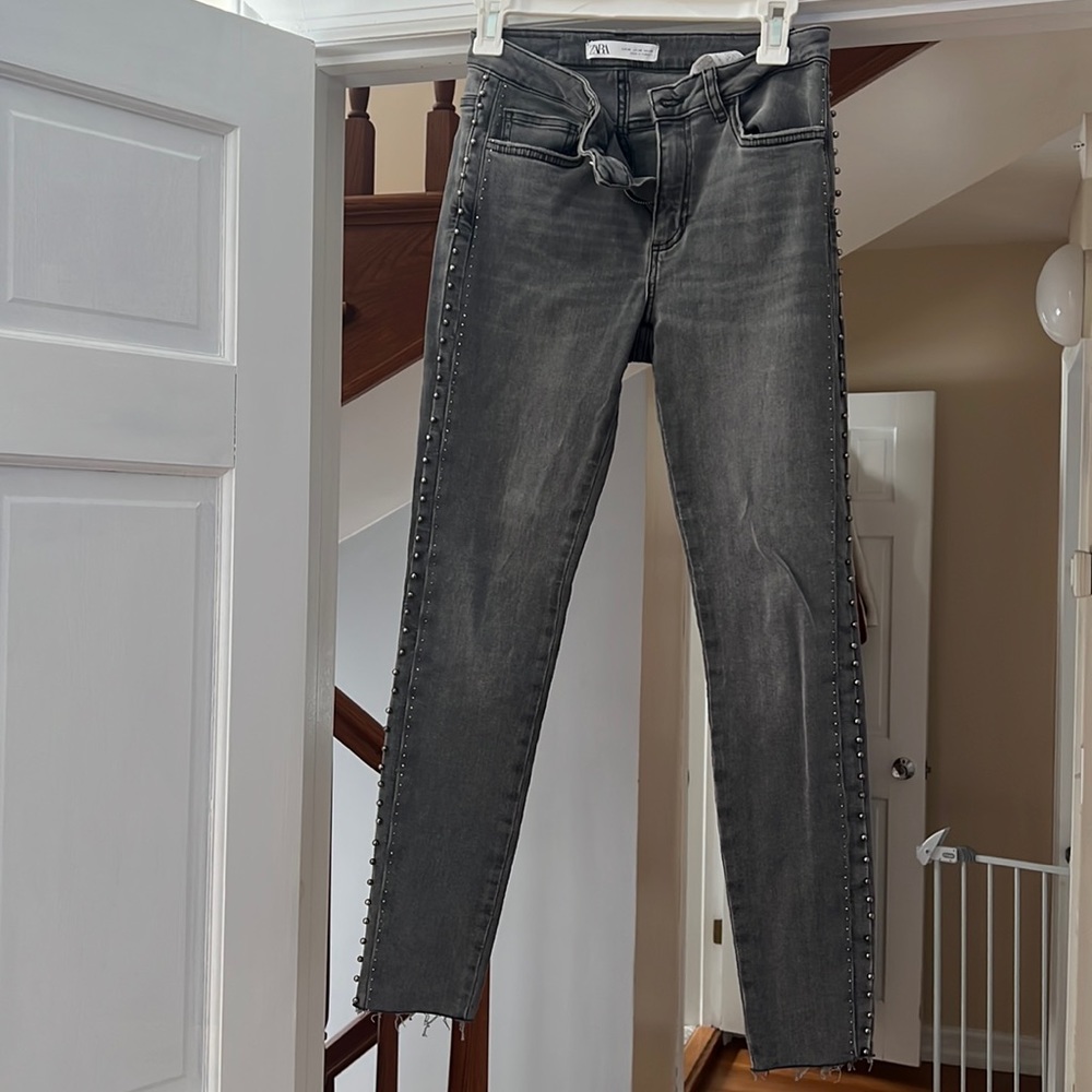 Zara Jeans with Studs - Size 6
